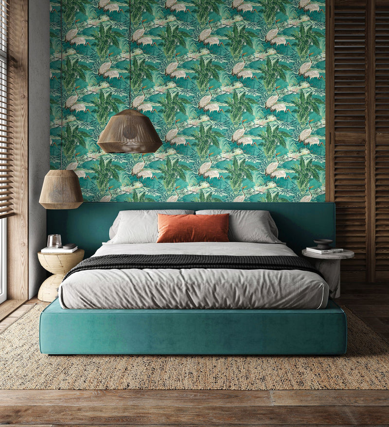 HAN50133W Kansho Lagoon Wallpaper by Ohpopsi