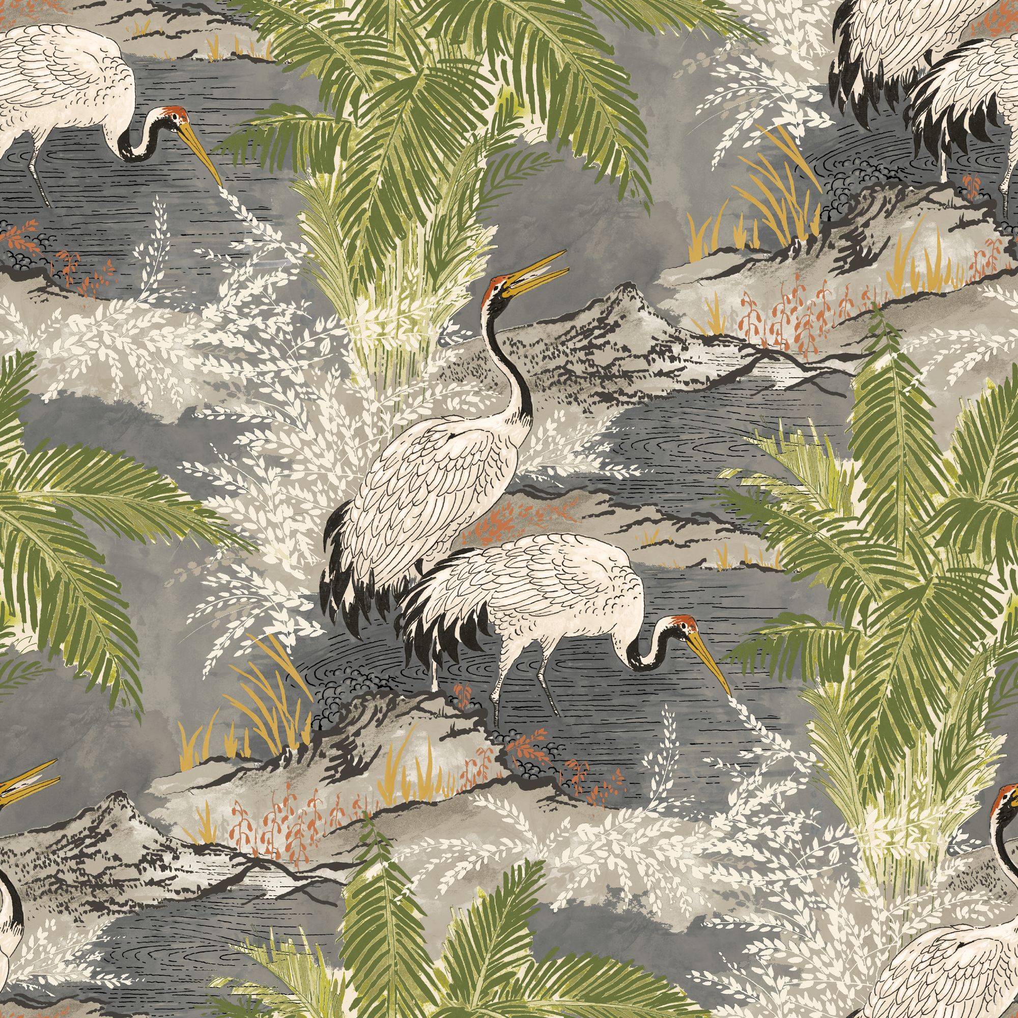 HAN50135W Kansho Platinum Wallpaper by Ohpopsi