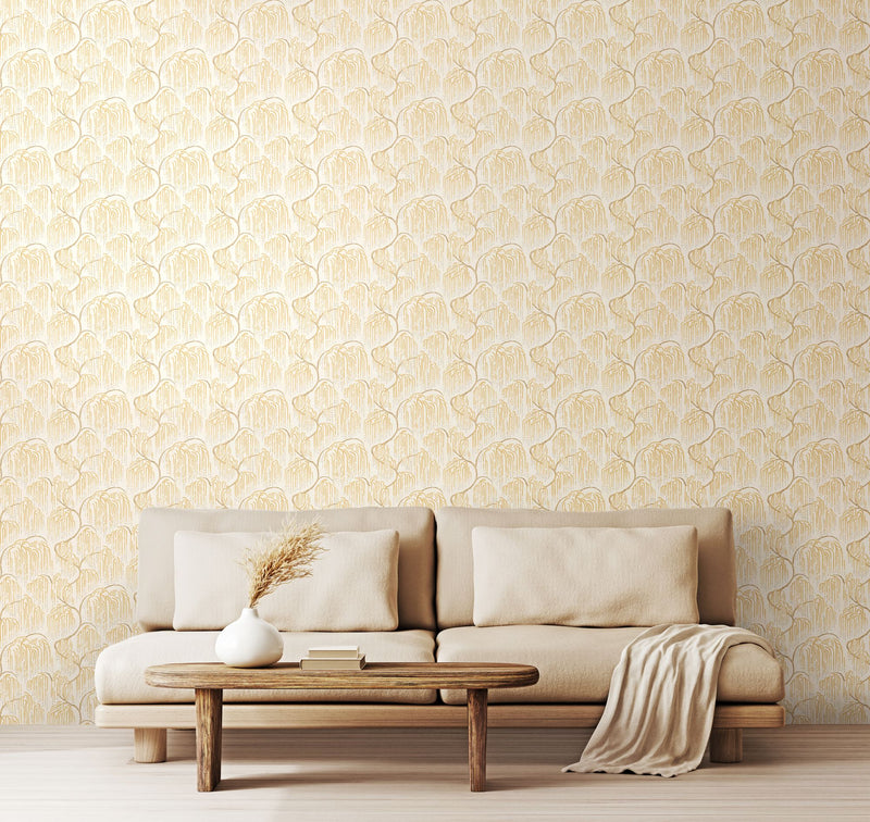 HAN50136W Shizu Buttercream Wallpaper by Ohpopsi