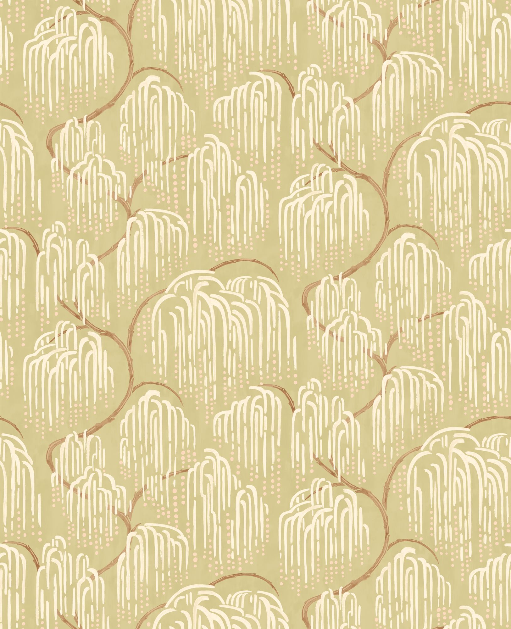 HAN50137W Shizu Laurel Wallpaper by Ohpopsi