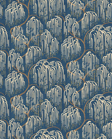 HAN50139W Shizu Cobalt Wallpaper by Ohpopsi