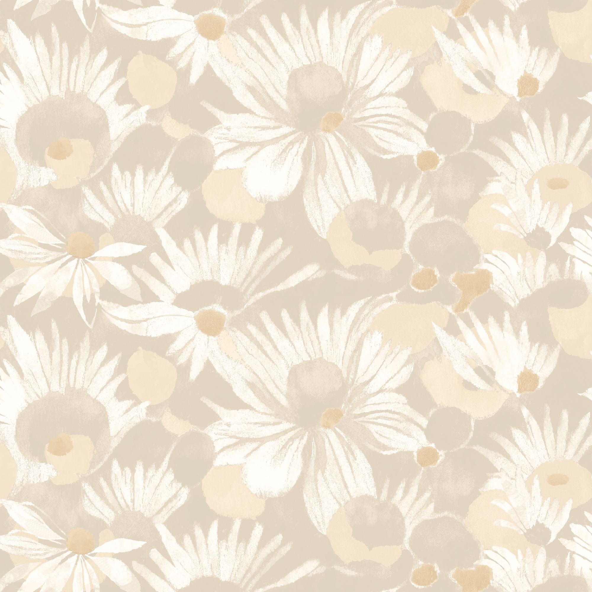 HAN50142W Suiren Champagne Wallpaper by Ohpopsi