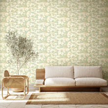 HAN50143W Suiren Misty Mint Wallpaper by Ohpopsi