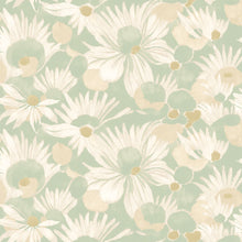 HAN50143W Suiren Misty Mint Wallpaper by Ohpopsi