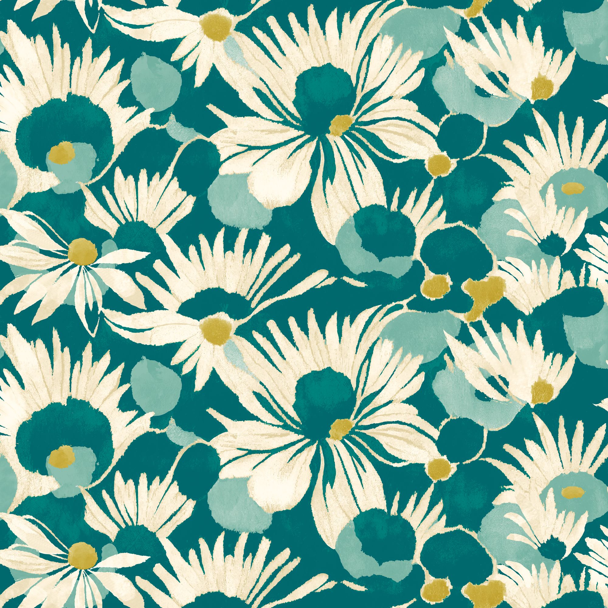 HAN50144W Suiren Peacock Wallpaper by Ohpopsi