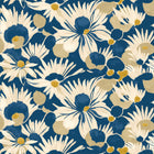 HAN50145W Suiren Indigo Wallpaper by Ohpopsi