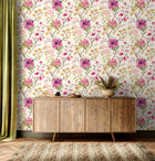 HAN50148W Saku Vintage Plum Wallpaper by Ohpopsi