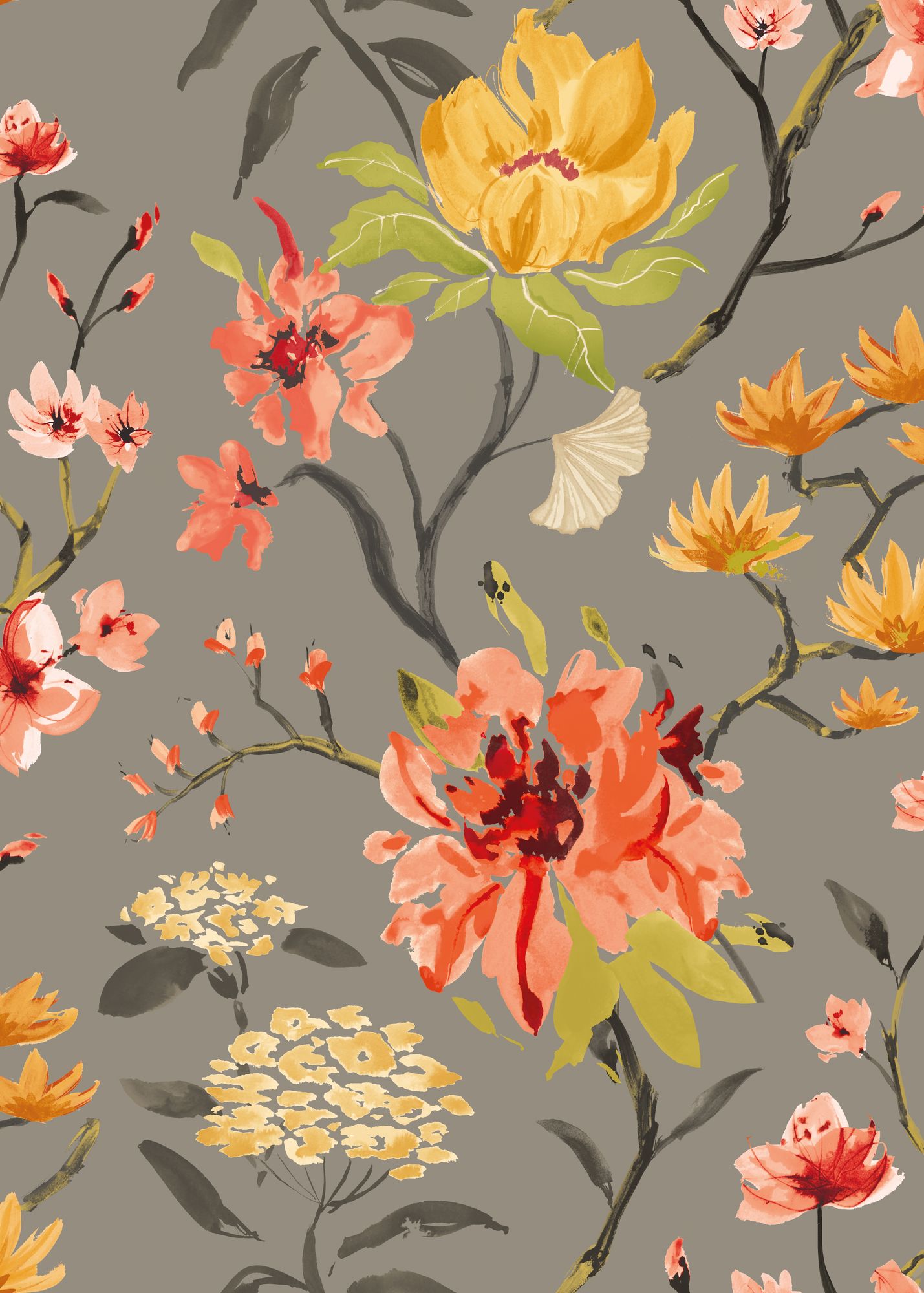 HAN50151W Saku Spice Mix Wallpaper by Ohpopsi