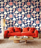 REV50101W Boogie Lights Inkwell Wallpaper by Ohpopsi