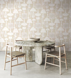 REV50106W Boogie Lights Mineral Wallpaper by Ohpopsi