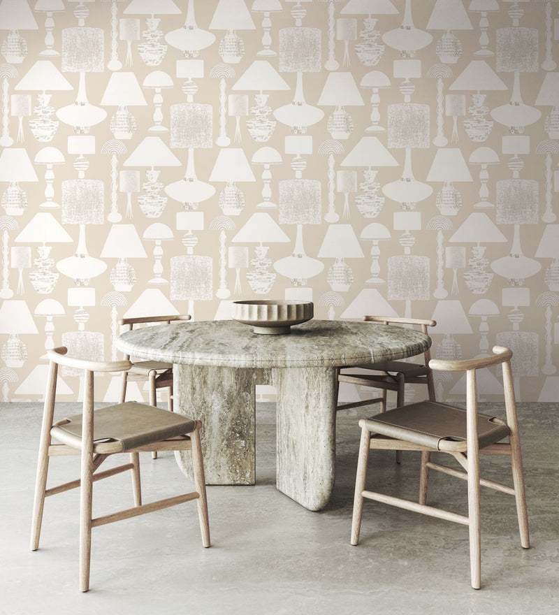 REV50106W Boogie Lights Mineral Wallpaper by Ohpopsi