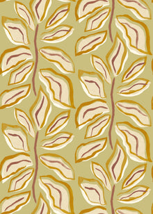 REV50118W Foli Olive Glow Wallpaper by Ohpopsi