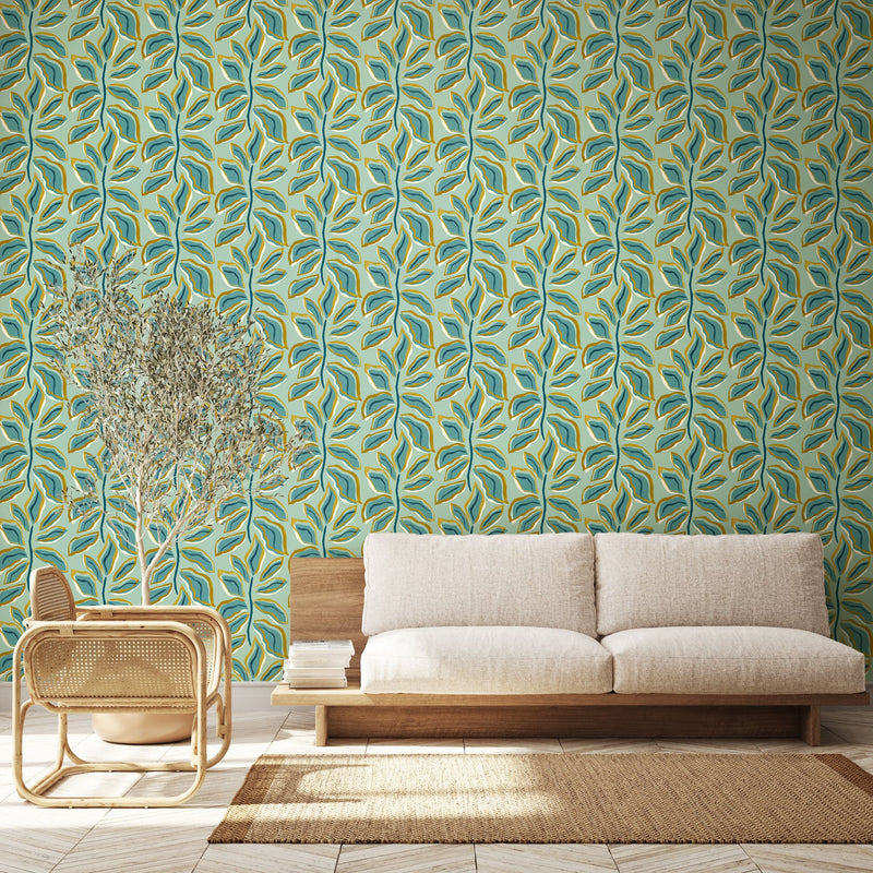 REV50122W Foli Seaglass Wallpaper by Ohpopsi