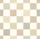 REV50130W Disco Check Linen Mix Wallpaper by Ohpopsi