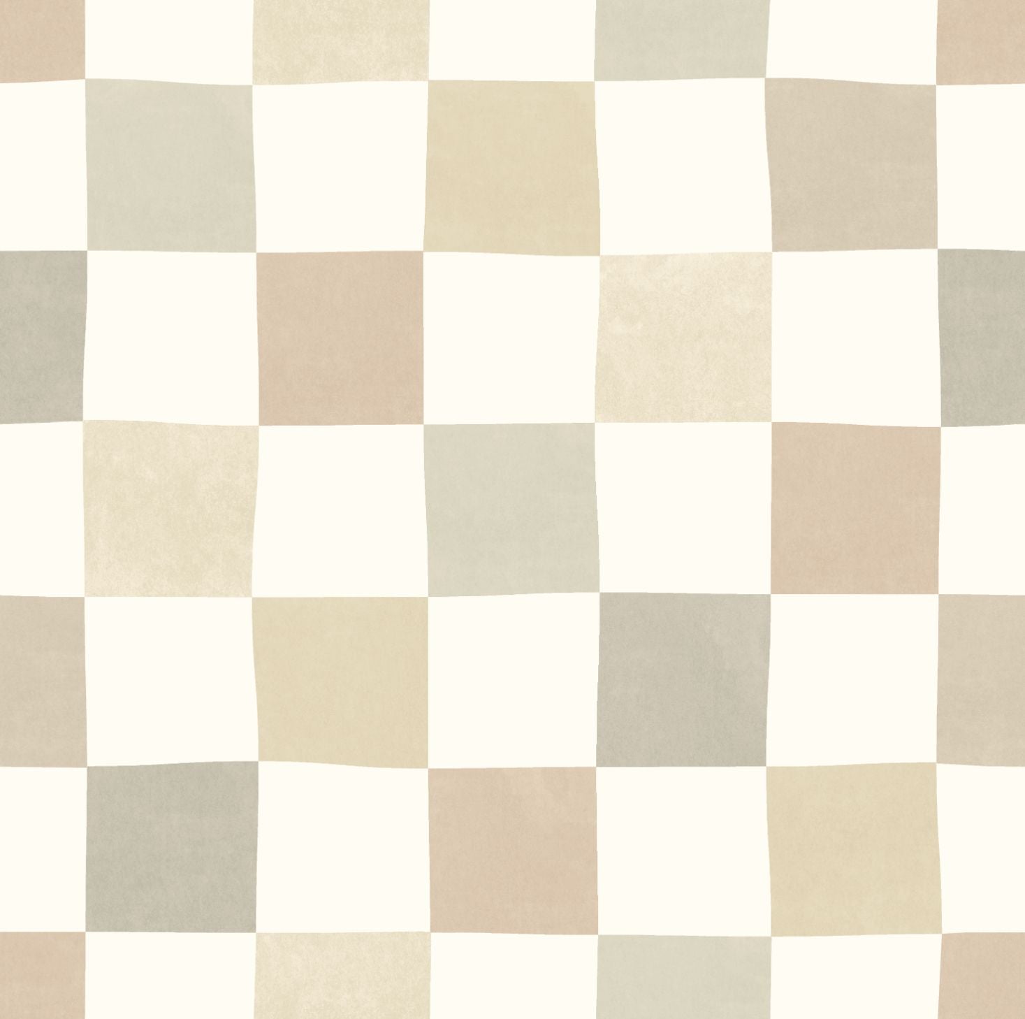 REV50130W Disco Check Linen Mix Wallpaper by Ohpopsi