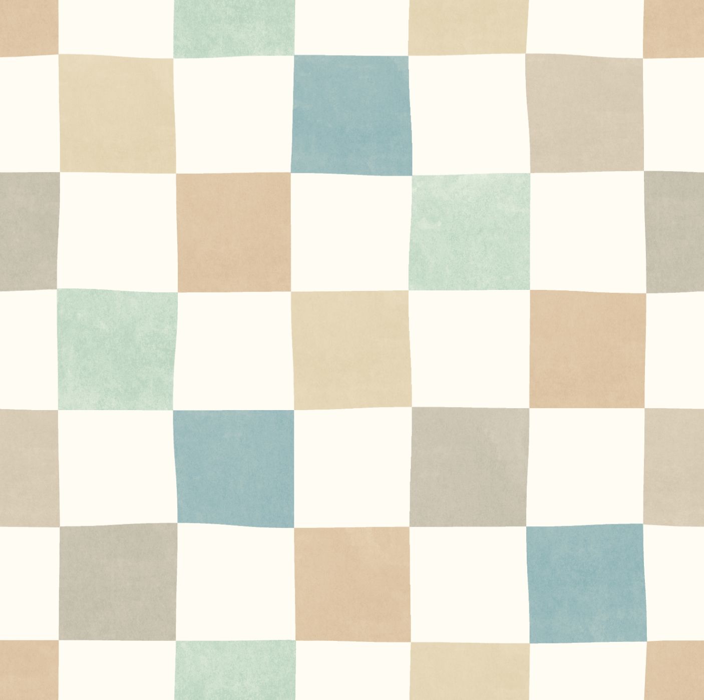 REV50131W Disco Check Seafoam Mix Wallpaper by Ohpopsi