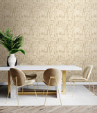 REV50139W Interlace Driftwood Wallpaper by Ohpopsi