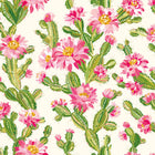 REV50156W Cactus Bloom Rasperry Ripple Wallpaper by Ohpopsi