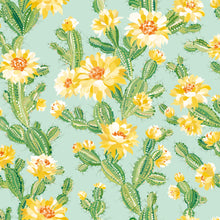 REV50159W Cactus Bloom Sunshine Wallpaper by Ohpopsi