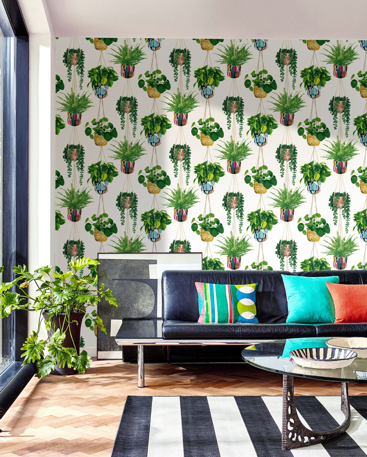 Houseplant Parakeet Grafik Wallpaper by Ohpopsi