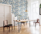 JRD50124W Blossom Blue Natural Wallpaper by Ohpopsi