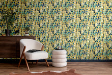 JRD50126W Blossom Royal Mustard Wallpaper by Ohpopsi