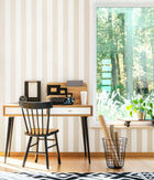LBK50113W Bloc Stripe Porcelain Wallpaper by Ohpopsi