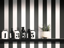 LBK50123W Bloc Stripe Midnight Wallpaper by Ohpopsi