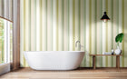LBK50139W Multi Stripe Pistachio Mix Wallpaper by Ohpopsi