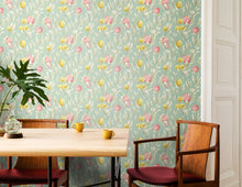 LBK50150W Pomegranate Trail Seafoam Wallpaper by Ohpopsi