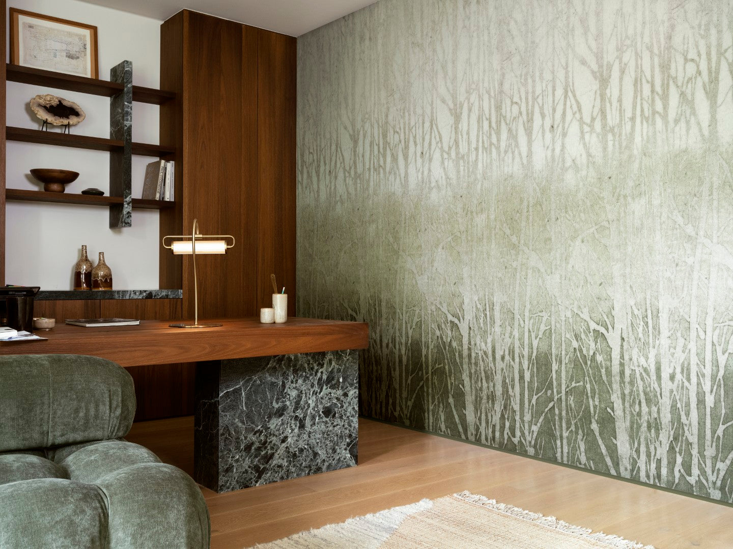 Arbor Forest Ombre Mural by Arte