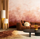 Flux Red Flame Ombre Mural by Arte