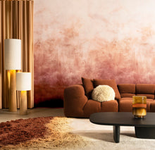 Flux Red Flame Ombre Mural by Arte