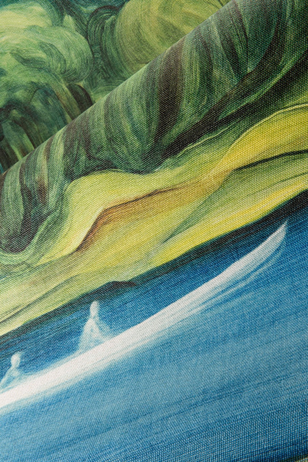 Riva Blue Sunset Ombre Mural by Arte