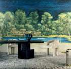 Riva Blue Sunset Ombre Mural by Arte
