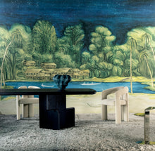 Riva Blue Sunset Ombre Mural by Arte