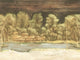 Riva Sepia River Ombre Mural by Arte