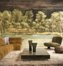 Riva Sepia River Ombre Mural by Arte