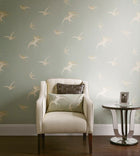 Swallows One Sixty Wallpaper By Sanderson