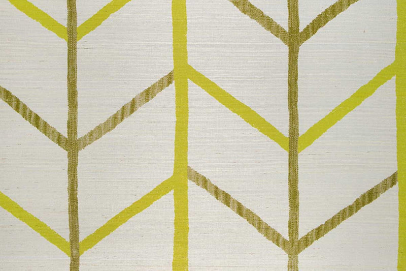 One Way Raffia Grape Wallpaper by Christopher Farr Cloth