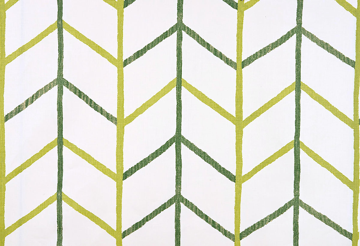 One Way Pistachio fabric by Christopher Farr Cloth