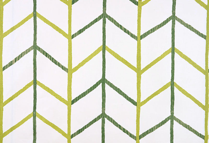 One Way Pistachio fabric by Christopher Farr Cloth