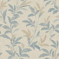 Organic Trail Neutral Blue Wallpaper by Grandeco
