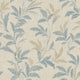 Organic Trail Neutral Blue Wallpaper by Grandeco