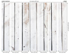 MUR440L Limewash Wood White Mural Large by Origin Murals