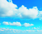MUR444L Cloudy Sky Blue Mural Large by Origin Murals