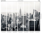 MUR447L Empire State Black & White Mural Large by Origin Murals