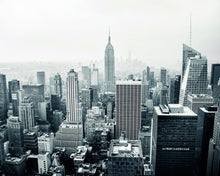 MUR447L Empire State Black & White Mural Large by Origin Murals