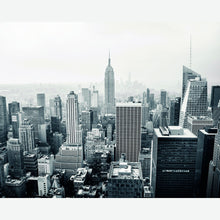 MUR447L Empire State Black & White Mural Large by Origin Murals