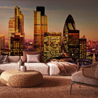 MUR448M London Neutral Mural Medium by Origin Murals